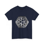 Hex Moon Graphic Tee Design Hex17 — Distressed Space Cheese Vintage Astronomy T-Shirt
