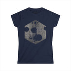 Women's T-Shirt — Distressed Hexagon Cheese Graphic Tee