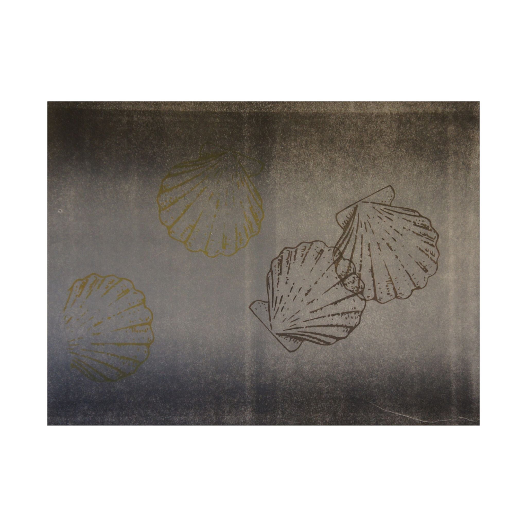 Seashell Matte Poster — Vintage Coastal Wall Art