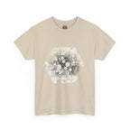 Hex Moon Graphic Tee Design Hex31 — Distressed Space Cheese Vintage Astronomy T-Shirt