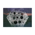 Abstract Hexagon Nightscape Matte Poster