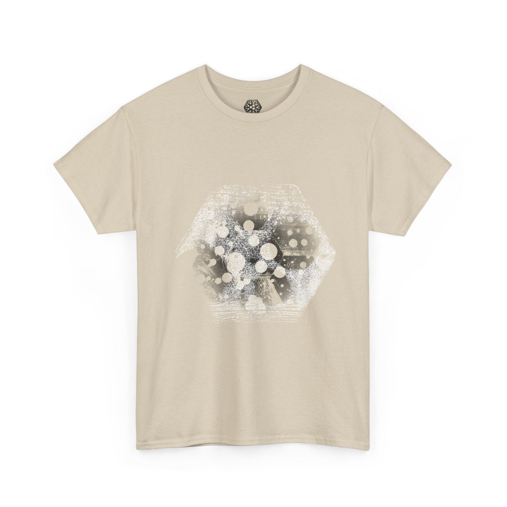 Hex Moon Graphic Tee Design Hex25 — Distressed Space Cheese Vintage Astronomy T-Shirt