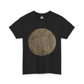 Vintage Moon Circle T‑Shirt — Distressed Lunar Graphic Tee