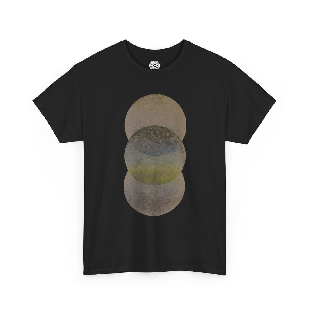 Abstract Moon Phase T‑Shirt — Minimalist Celestial Graphic Tee
