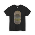 Abstract Moon Phase T‑Shirt — Minimalist Celestial Graphic Tee