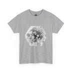 Hex Moon Graphic Tee Design Hex34 — Distressed Space Cheese Vintage Astronomy T-Shirt