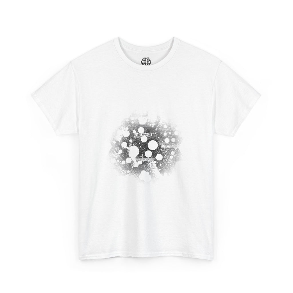 Hex Moon Graphic Tee Design Hex28 — Distressed Space Cheese Vintage Astronomy T-Shirt