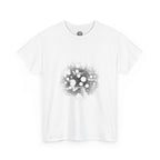Hex Moon Graphic Tee Design Hex28 — Distressed Space Cheese Vintage Astronomy T-Shirt