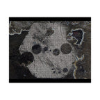 Abstracte grunge matte poster — Donkere textuur horizontale muurdecoratie 