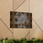 Matte horizontale poster — Kunstprint van een gotisch plafond 