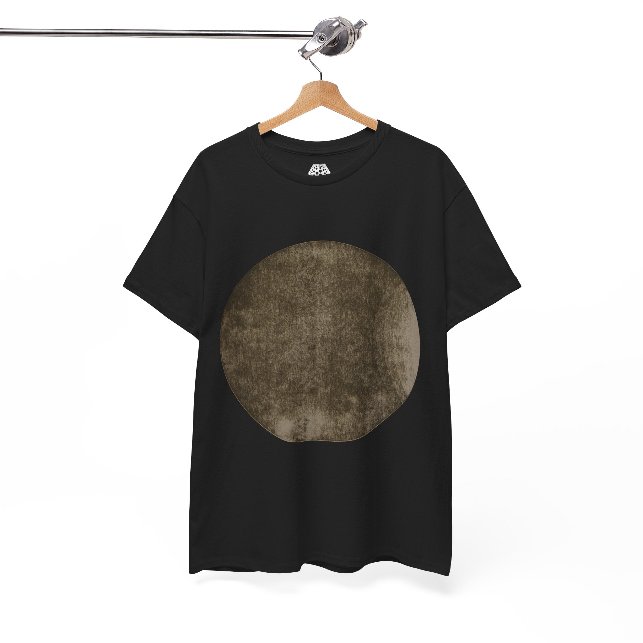 Moon Phase Circle Tee — Vintage Full Moon Graphic T‑Shirt