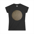 Moon Phase Graphic Tee — Vintage Full Moon Women's T-Shirt