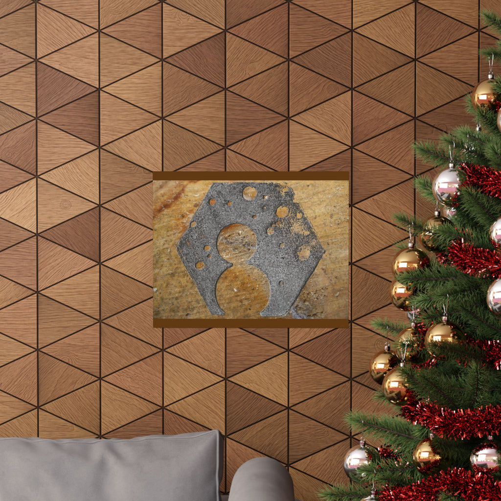 Rustic Metal Stencil Poster