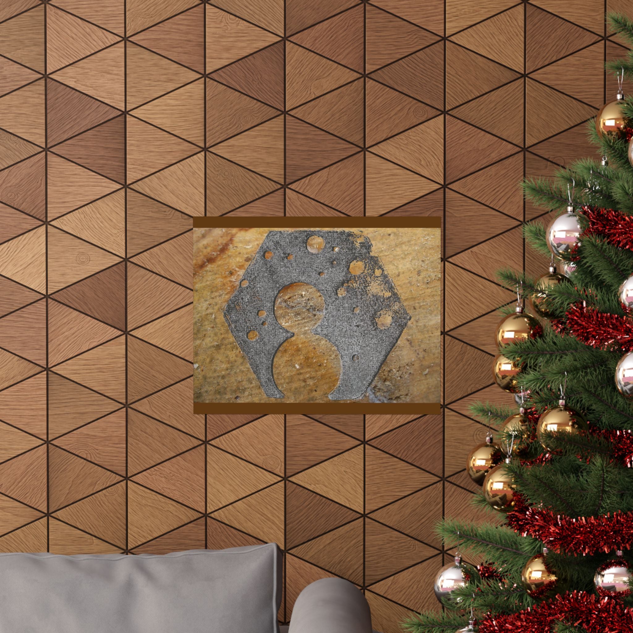 Rustic Metal Stencil Poster