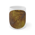 Autumn Veins Ceramic Mug — Organic Fall Tree Branch Art
