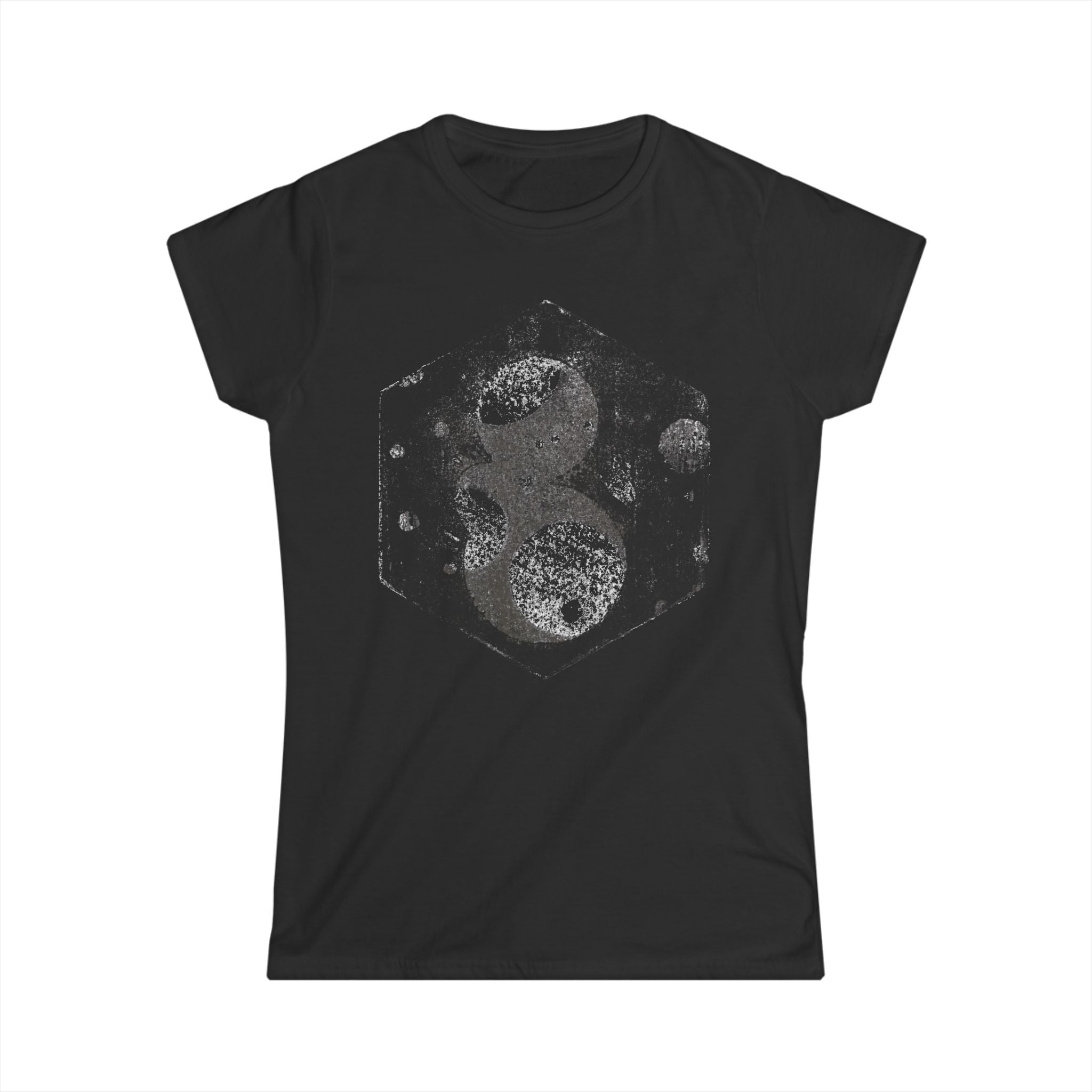 Damesshirt — Hex Dice Maanfasen-afbeelding 