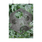 Botanische maanposter — verticale kunstprint 