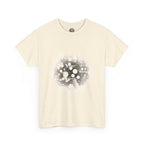 Hex Moon Graphic Tee Design Hex28 — Distressed Space Cheese Vintage Astronomy T-Shirt