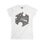 Women's T-Shirt — Vintage Grunge Cheese Slice Graphic Tee