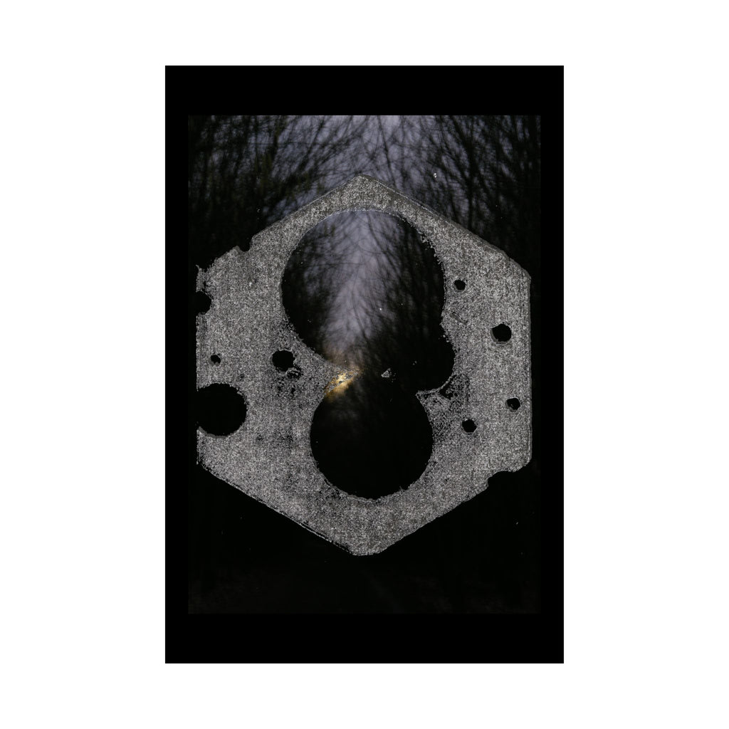 Abstract Hexagon Nightscape poster | Matte Vertical Poster
