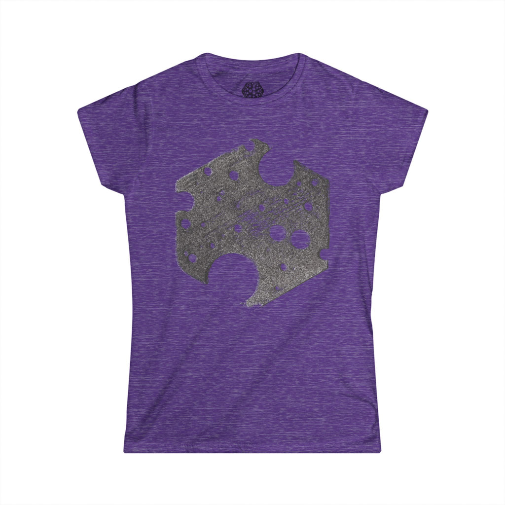 Women's T-Shirt — Vintage Grunge Cheese Slice Graphic Tee