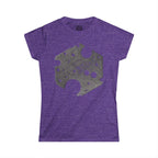 Women's T-Shirt — Vintage Grunge Cheese Slice Graphic Tee