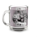 Abstract Geode Glass Mug – Purple Bubble Crystal Design, 10oz