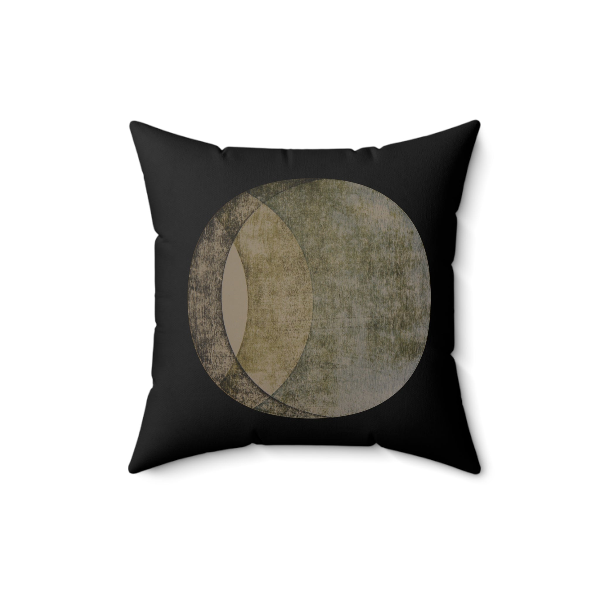 Lunar Phases Decorative Pillow — Minimal Moon Art Throw Pillow