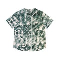 Tie-Dye Fern Baseball Jersey — Women's Relaxed AOP Button-Up