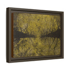 Framed Canvas Art - Golden Forest Canopy Matte Print - no 46