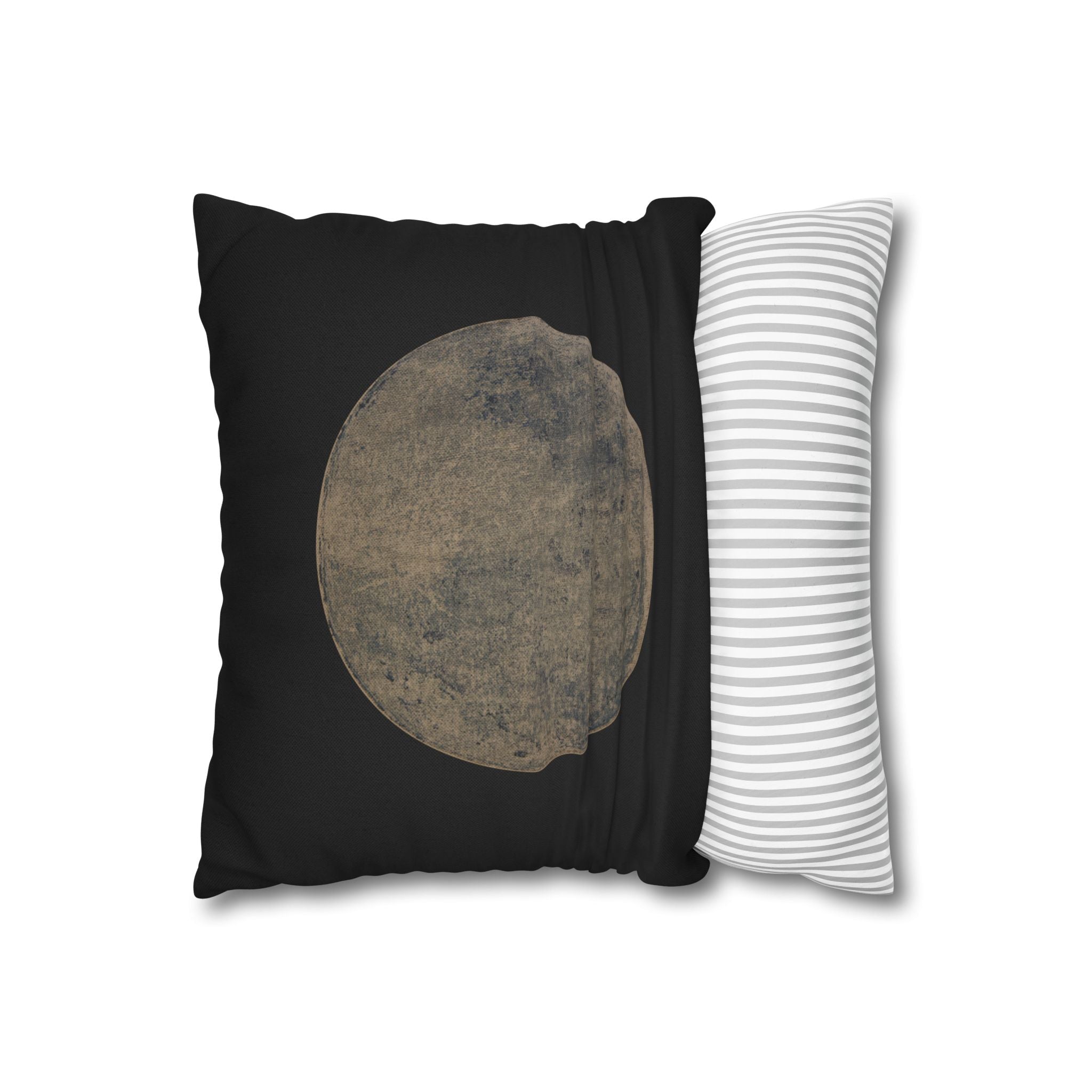 Moon Phase Throw Pillowcase — Vintage Full Moon Decorative Pillow Cover