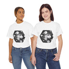 Hex Moon Graphic Tee Design Hex20 — Distressed Space Cheese Vintage Astronomy T-Shirt