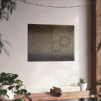 Seashell Matte Poster — Vintage Coastal Wall Art
