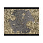 Water Gold Ripple Matte Poster — Horizontale Muurdecoratie 