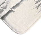 Zen Bamboo Bath Mat – Minimalist Japanese-Inspired Bathroom Rug