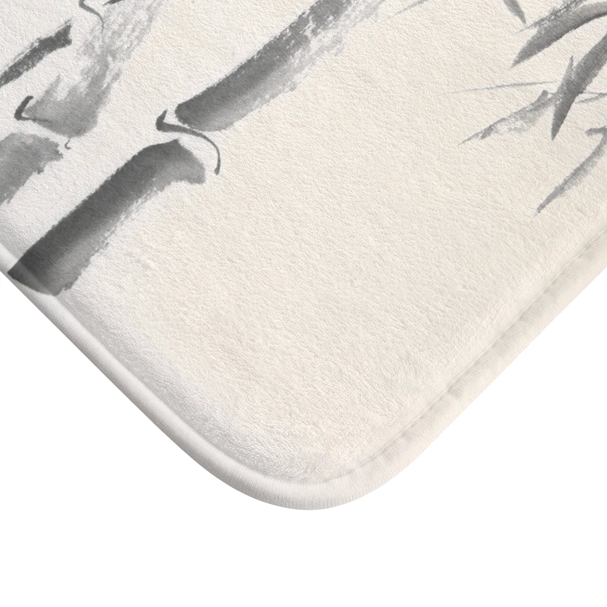 Zen Bamboo Bath Mat – Minimalist Japanese-Inspired Bathroom Rug