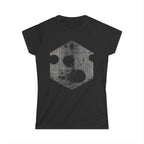 Women's T-Shirt — Distressed Hexagon Cheese Graphic Tee