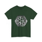 Hex Moon Graphic Tee Design Hex17 — Distressed Space Cheese Vintage Astronomy T-Shirt