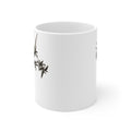 Ceramic Mug — Minimal Black Ink Bamboo Design