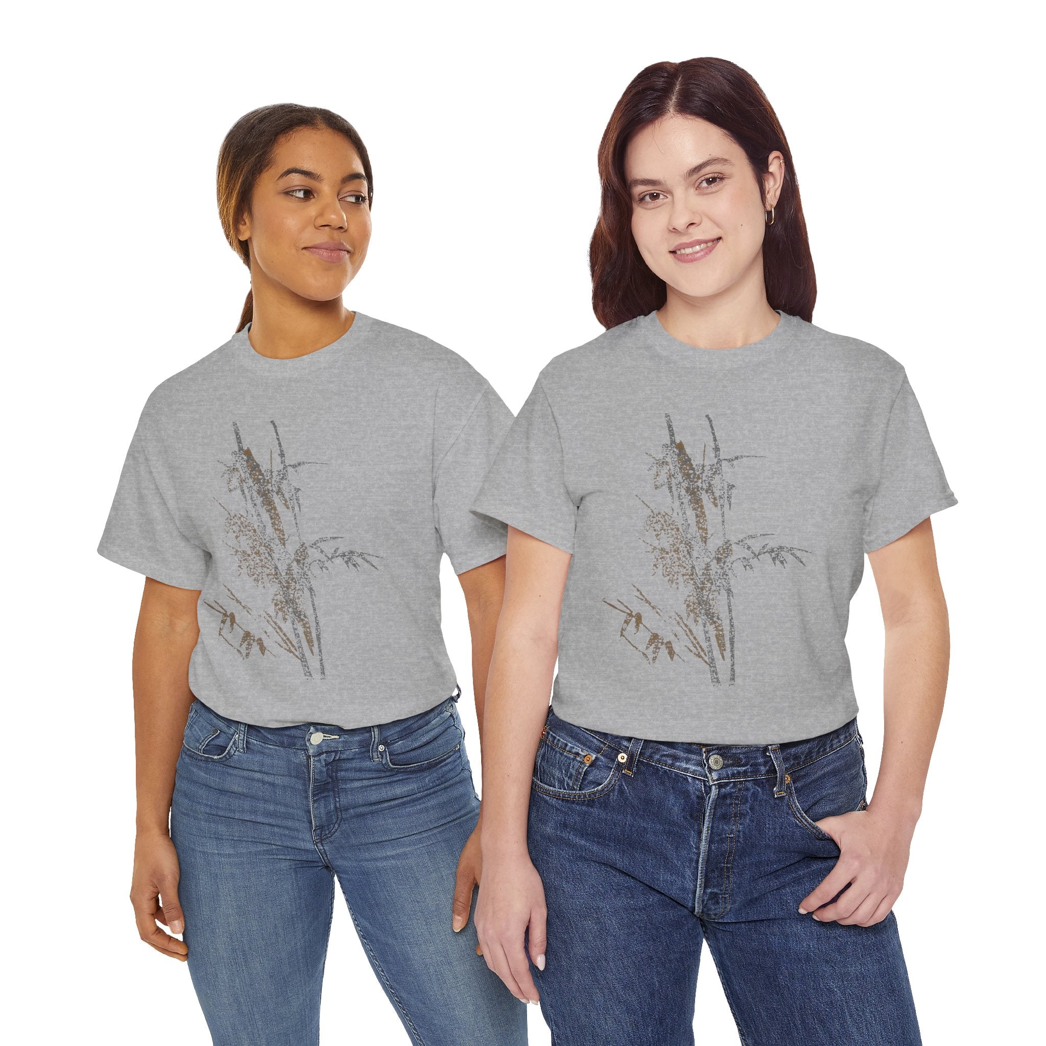 Botanical Meadow Tee — Minimal Wildflower Graphic T-Shirt