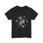 Hex Moon Graphic Tee Design Hex20 — Distressed Space Cheese Vintage Astronomy T-Shirt