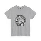 Hex Moon Graphic Tee Design Hex17 — Distressed Space Cheese Vintage Astronomy T-Shirt