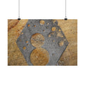 Rustic Metal Stencil Poster