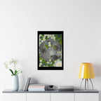 Floral Abstract Matte Poster — Botanical Abstract Art Print (Vertical)