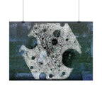 Abstracte kosmische poster — Matte horizontale kunstprint 
