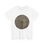 Full Moon Graphic Tee — Minimal Lunar Moonprint T-Shirt