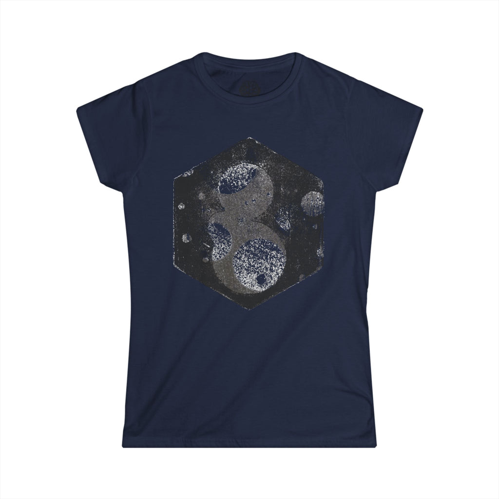 Damesshirt — Hex Dice Maanfasen-afbeelding 