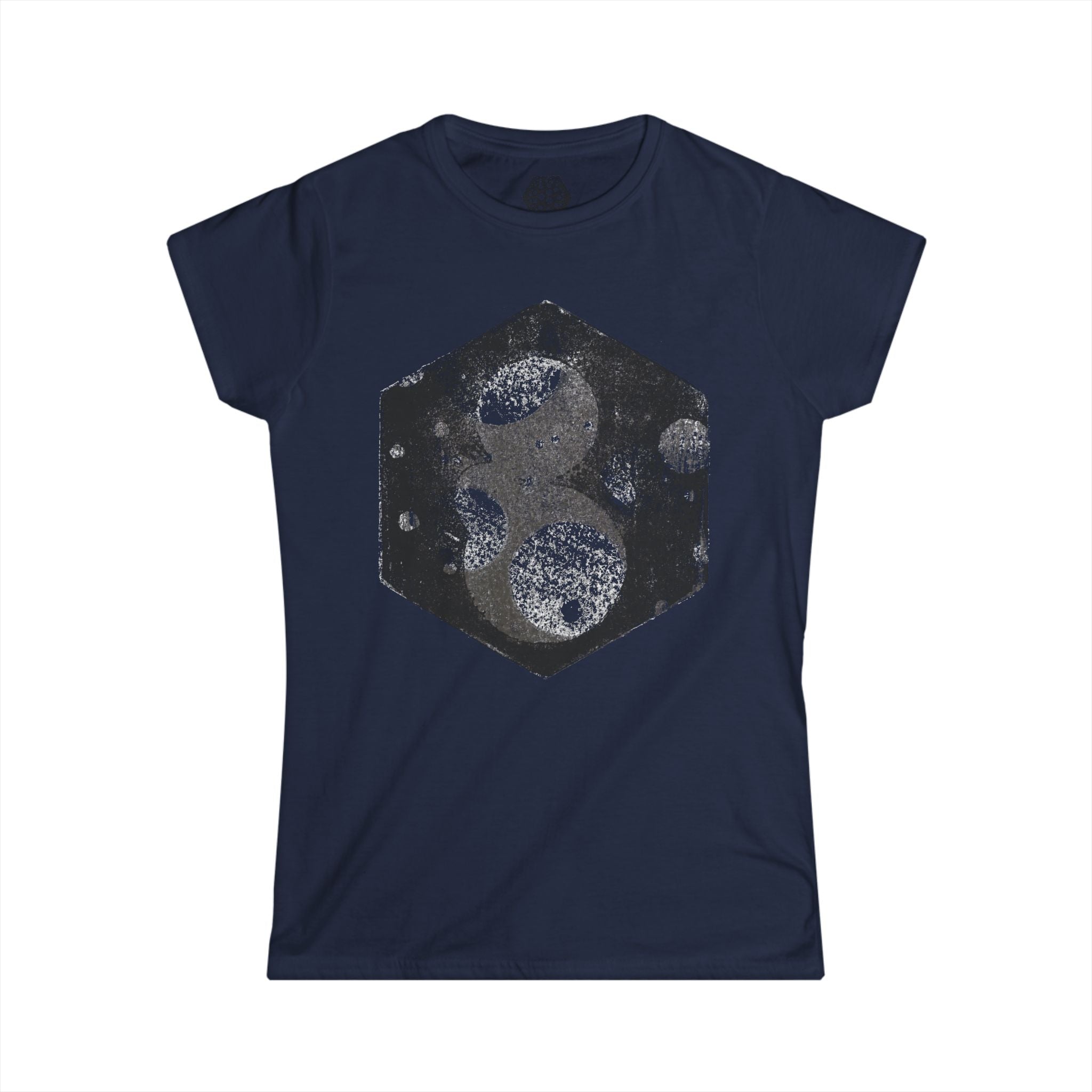 Damesshirt — Hex Dice Maanfasen-afbeelding 