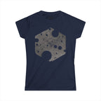 Women's T-Shirt — Vintage Grunge Cheese Slice Graphic Tee