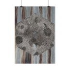 Abstracte maansteenposter — Verticale wanddecoratie 